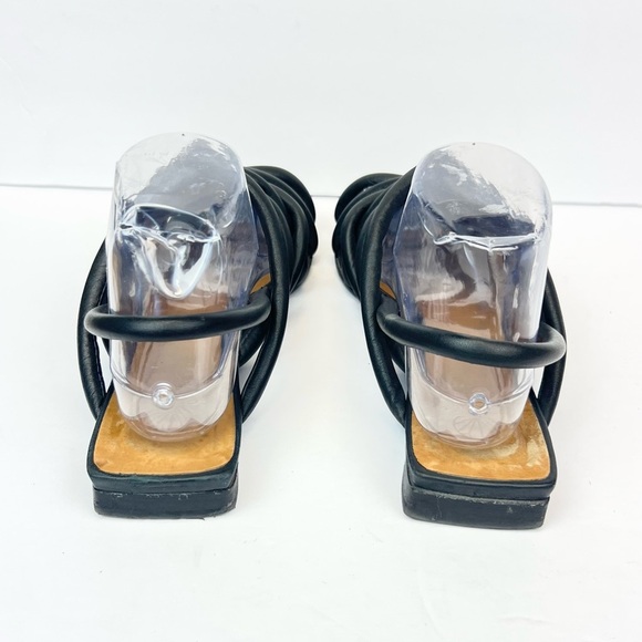 COCLICO Black Strappy Sandals US 8 Euro 39 Leather Made In Spain. - Picture 6 of 12